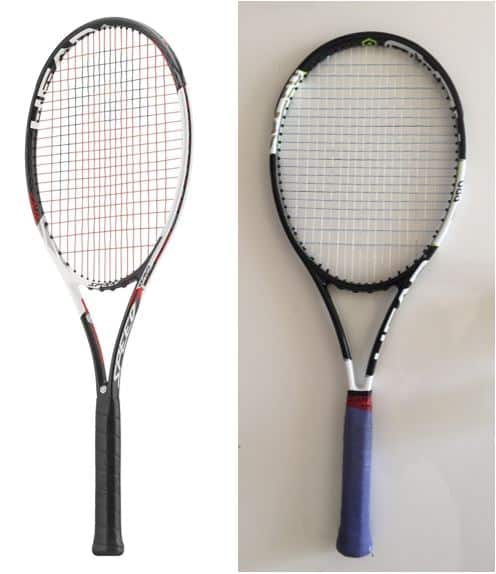 novak djokovic real tennis racquet