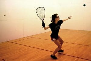 Racquetball serves