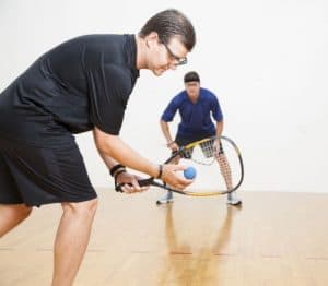 play the game of racquetball