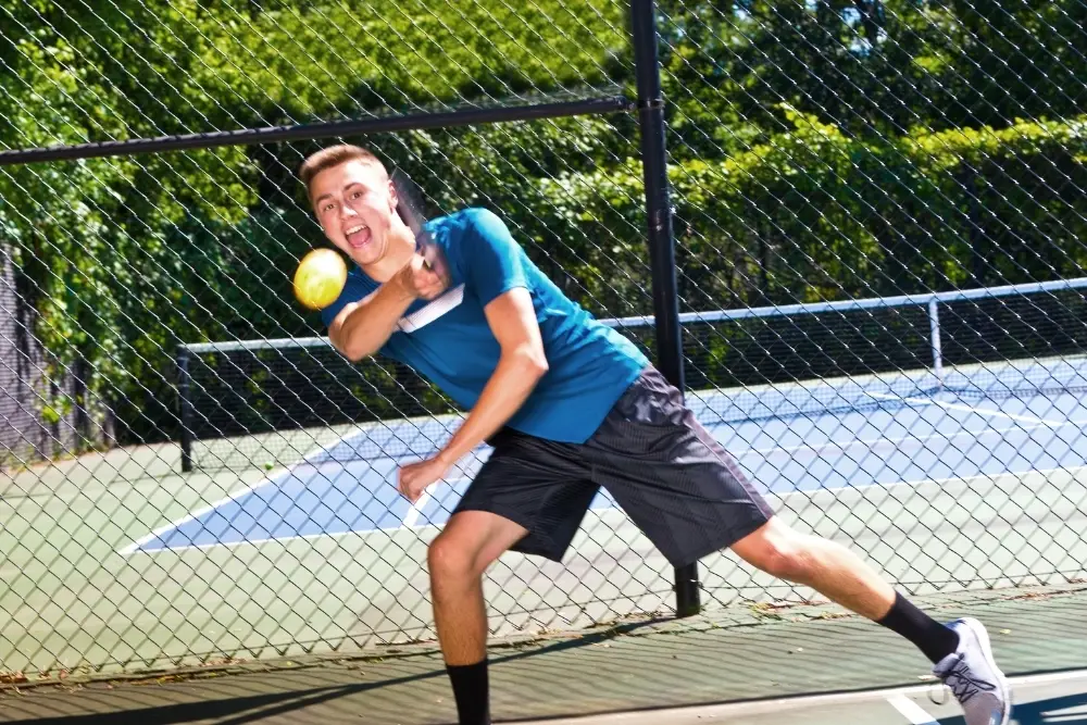 Playing Pickleball